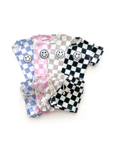 Checkered Shorts Set | Pink - HoneyBug 