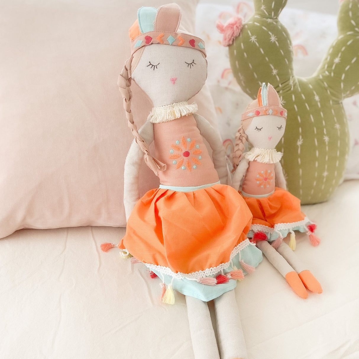 'Claire' Bohemian Princess Doll - Large - HoneyBug 
