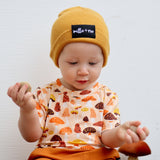 BAMBOO CUFF BEANIE- Honey Mustard - HoneyBug 