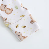 Sweet as Honey Zippered Baby Romper