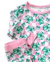 Bamboo Two Piece Set | Shamrock & Bows - HoneyBug 