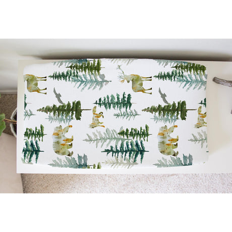 Changing Pad Cover - In The Woods - HoneyBug 