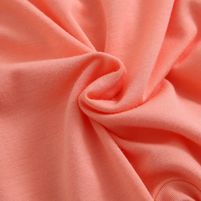 Joyful Coral Bamboo Swaddle Blanket - HoneyBug 