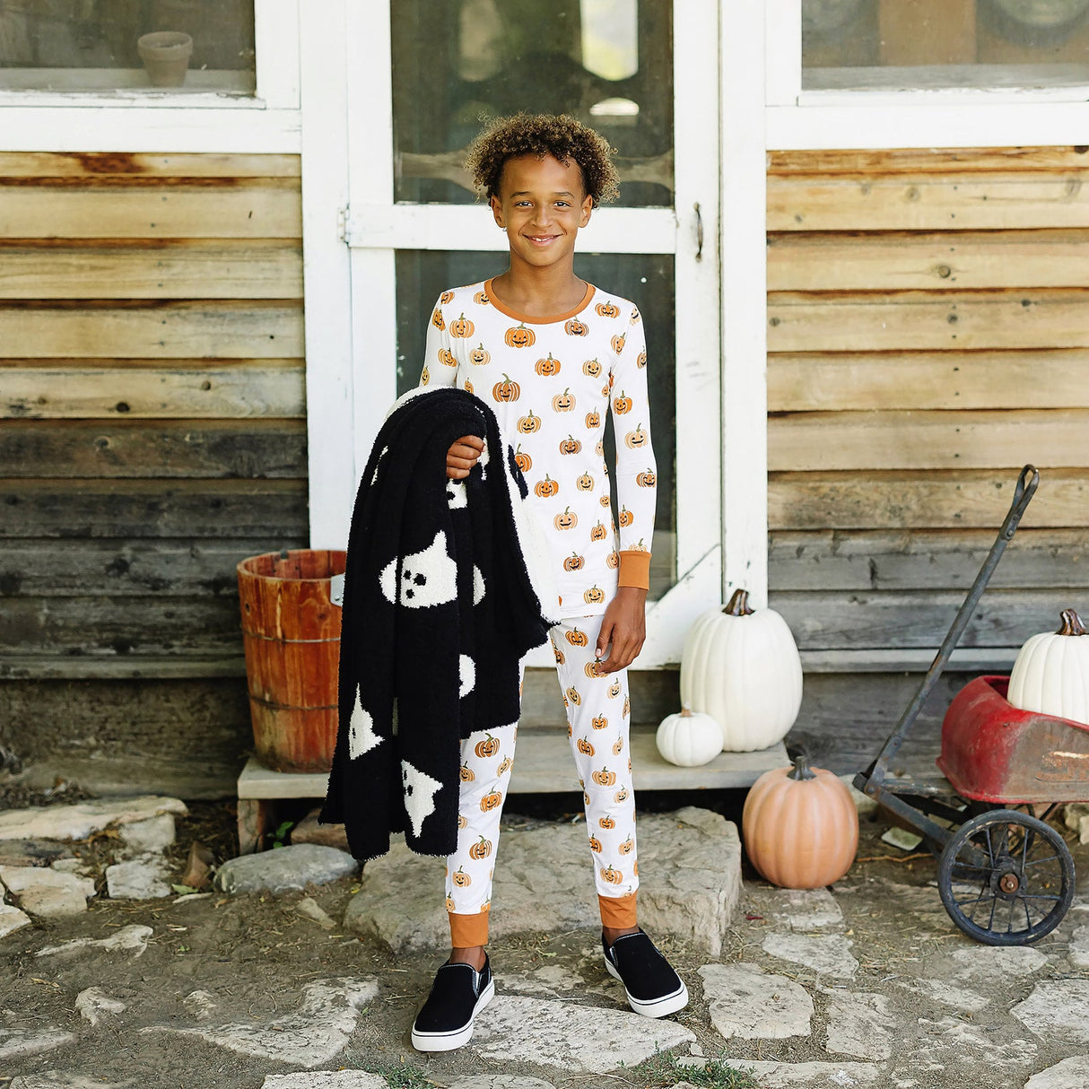 Pumpkins Bamboo Cozy Set - HoneyBug 