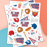 Home Run Tats - 25 temporary tattoos