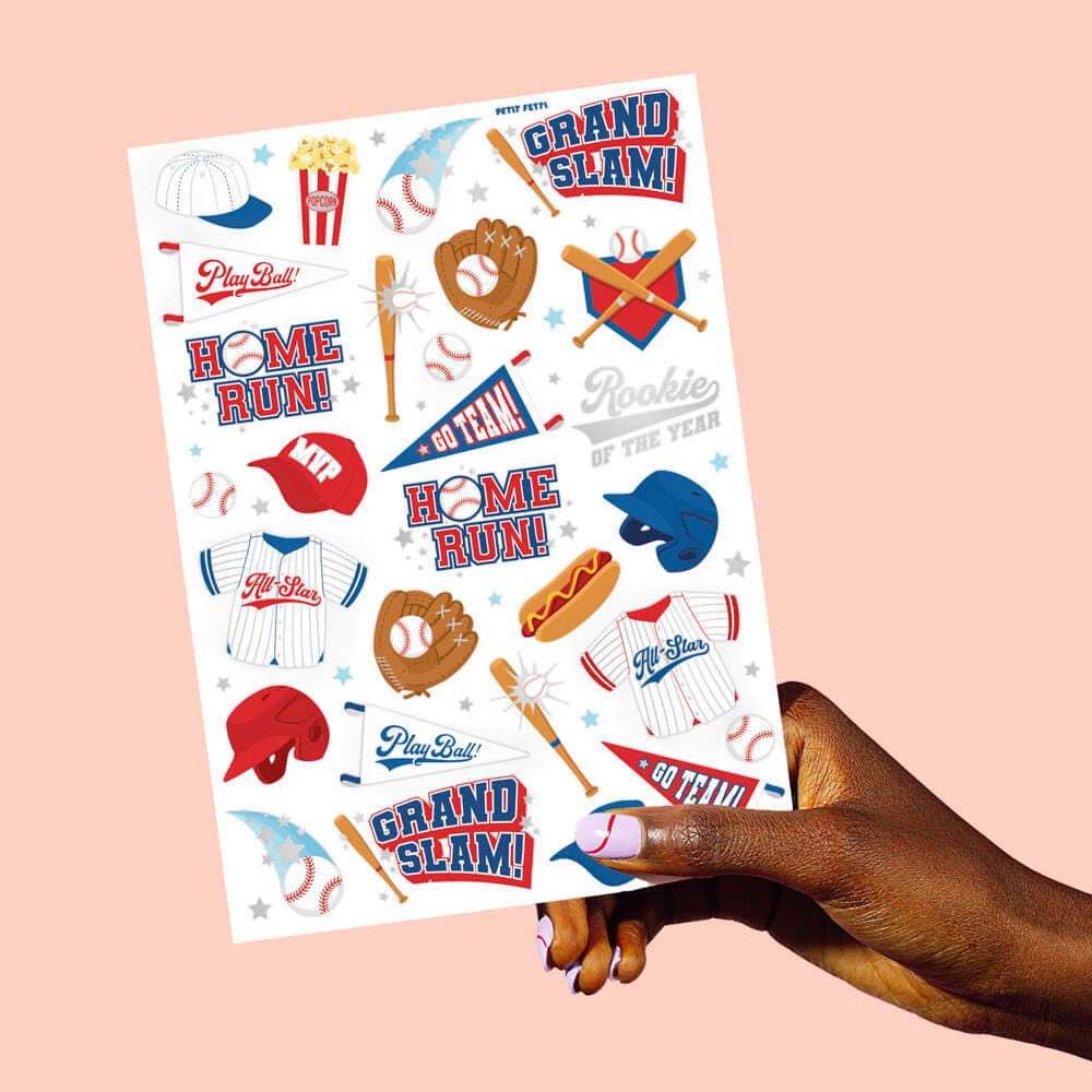 Home Run Tats - 50 temporary tattoos
