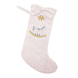 Monogrammed Rocking Horse Stocking - HoneyBug 