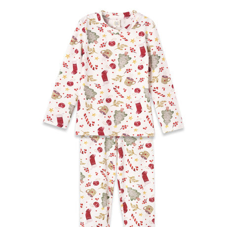 Kids’ Christmas Pajama Set – Soft Bamboo Holiday Sleepwear - Noel - HoneyBug 