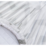 Waterproof Pack N Play I Portable Crib Sheet Set - Grey Chevron - HoneyBug 