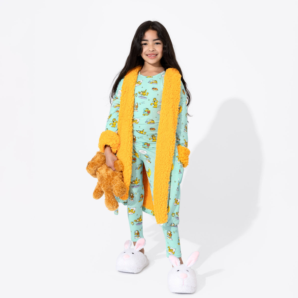 Garfield: Lazy Mondays Bamboo Kids Pajamas - HoneyBug 