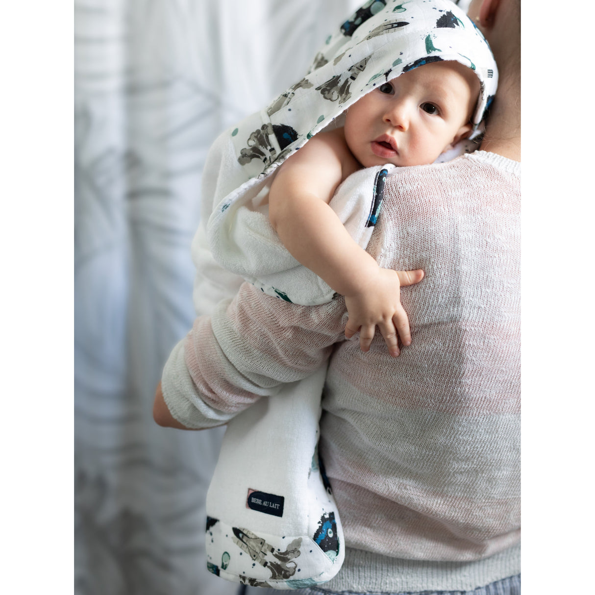 Space Baby Hooded Towel - HoneyBug 