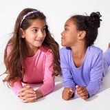 Poppin Purple Bamboo Kids Pajamas - HoneyBug 