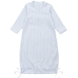 George Boys' Daygown - Stripes in Blue