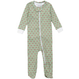 Parker Boys' Zipper Pajama - Football