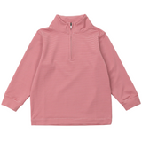 Sam Quarter Zip Pullover by LH Sport - Red Stripes - HoneyBug 