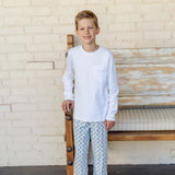 Beckett Boys' Hangout Pant - Mallard Ducks - HoneyBug 