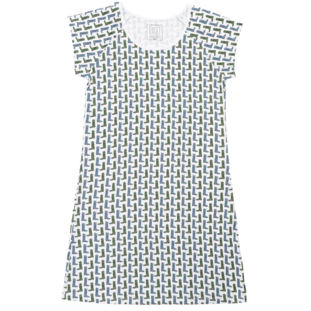 Wendy Women's Nightgown - Cowboy Boots - HoneyBug 