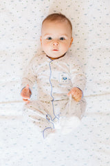 Alex the Alpaca Blue Footie - HoneyBug 