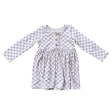 Long Sleeve Henley Dress - HoneyBug 