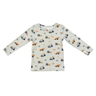 Boy's Long Sleeve Rash Guard Swim Shirt