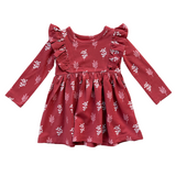 Long Sleeve Ruffle Dress