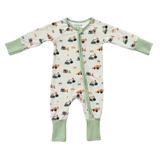 Baby Long Sleeve Zip Romper