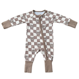 Long Sleeve Zip Romper