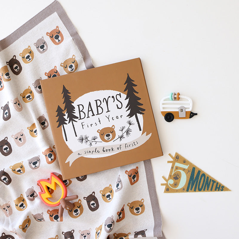 Little Camper Memory Baby Book - HoneyBug 