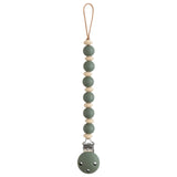 Silicone Pacifier Clip | Luna - Dried Thyme - HoneyBug 
