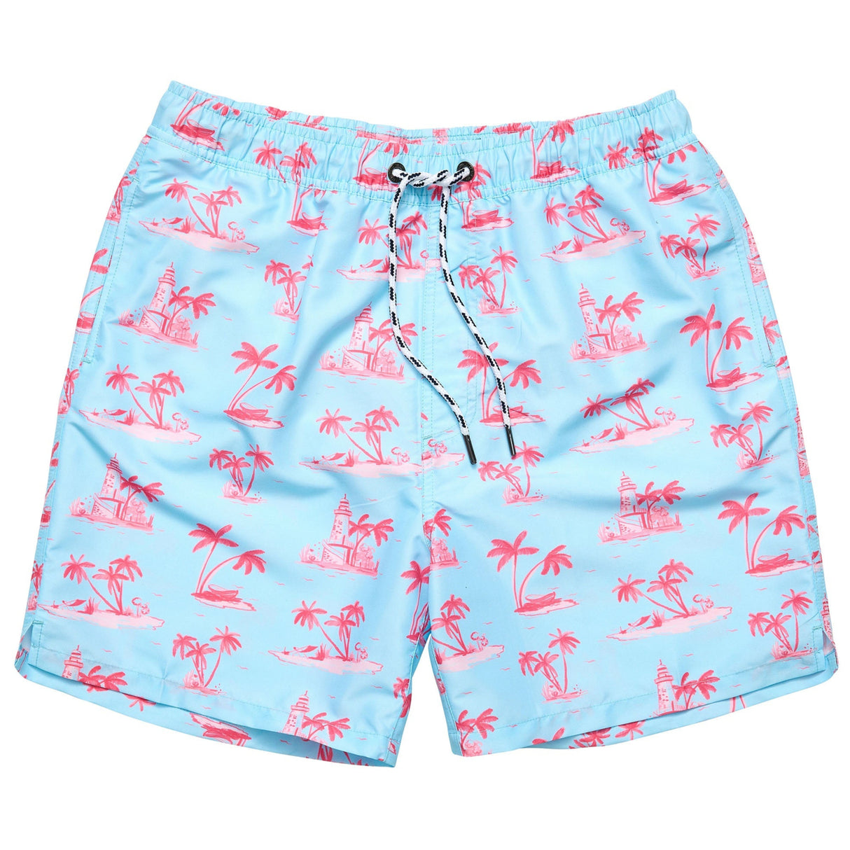 Mens Lighthouse Island Sustainable Swim Short - HoneyBug 