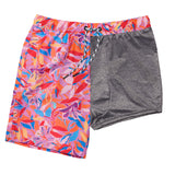 Mens Blooming Sunset Sustainable Swim Short - HoneyBug 