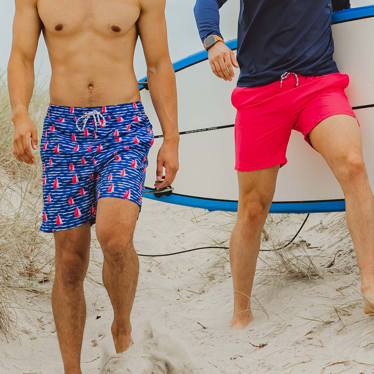 Mens Sailboat Rock Swim Short - HoneyBug 