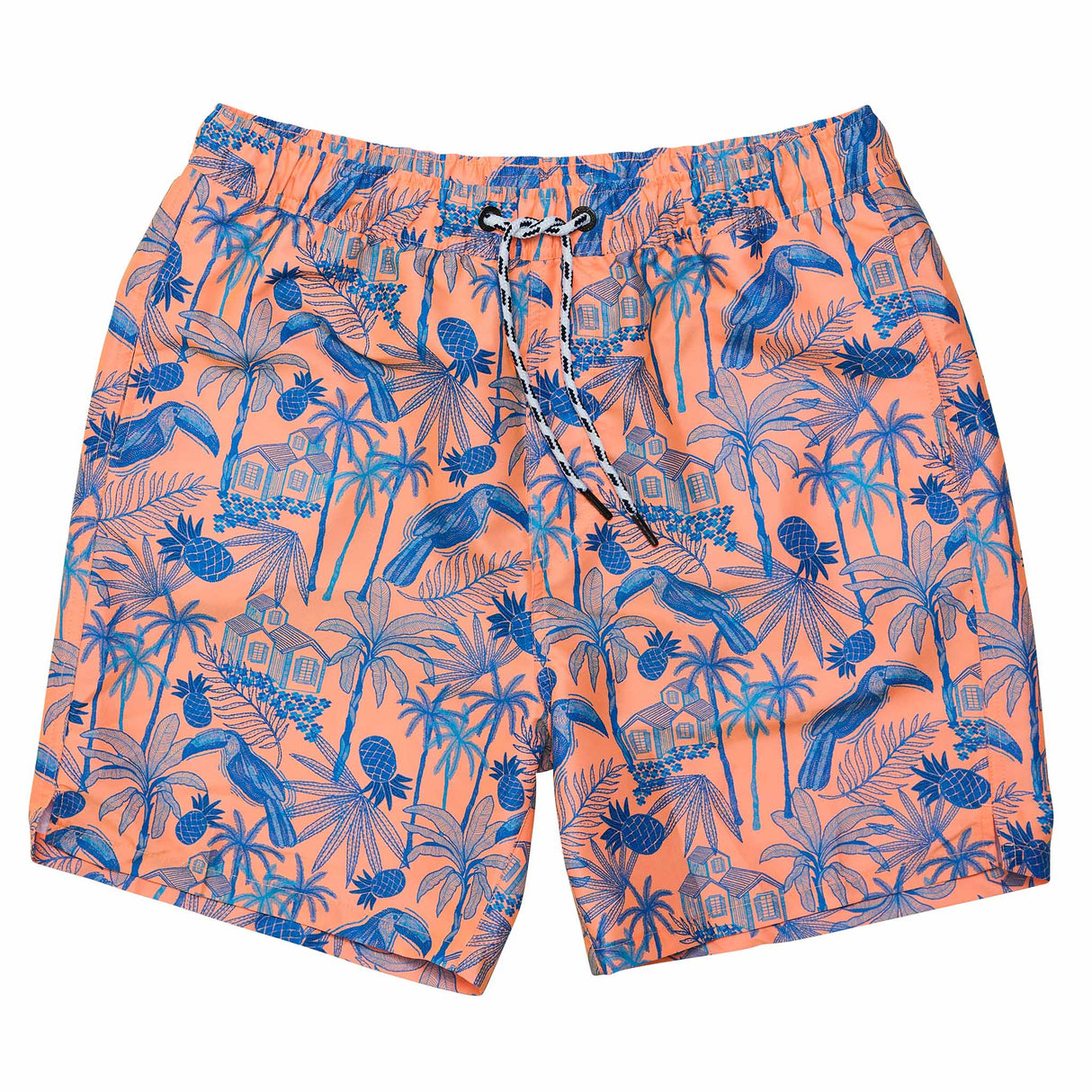Mens Tropicana Vacay Sustainable Swim Short - HoneyBug 