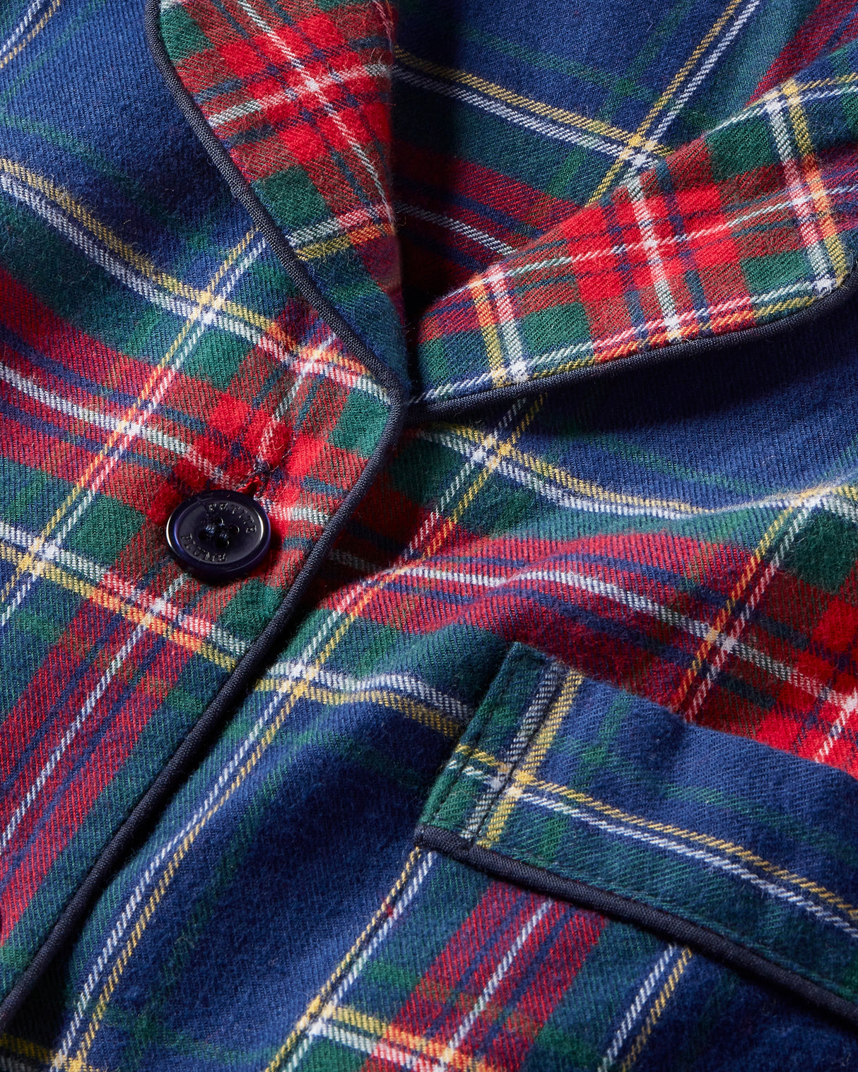 Women's Brushed Twill Maternity Nightshirt in Windsor Tartan - HoneyBug 