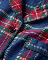 Women's Brushed Twill Maternity Nightshirt in Windsor Tartan - HoneyBug 