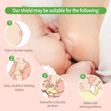 Haakaa Silicone Nipple Shields 2-pk (18 mm) - HoneyBug 