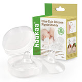 Haakaa Silicone Nipple Shields 2-pk (18 mm) - HoneyBug 
