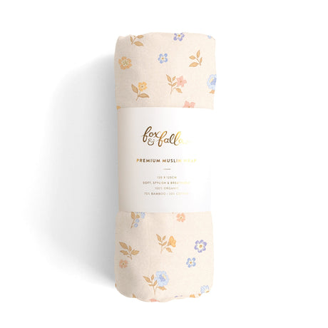 Meadow Organic Muslin Wrap Swaddle - HoneyBug 