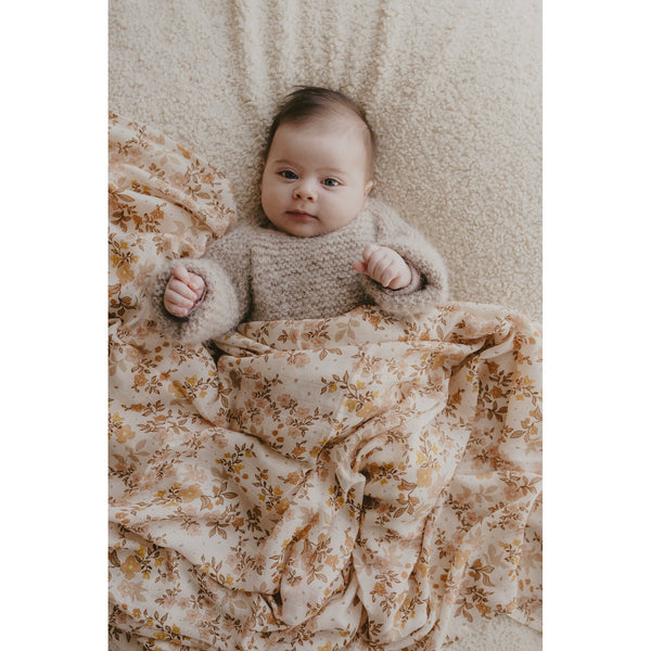 Sweet Pea Organic Muslin Wrap Swaddle - HoneyBug 