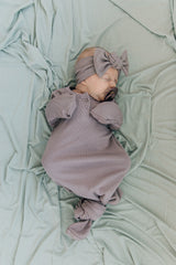 Sage Bamboo Stretch Swaddle - HoneyBug 