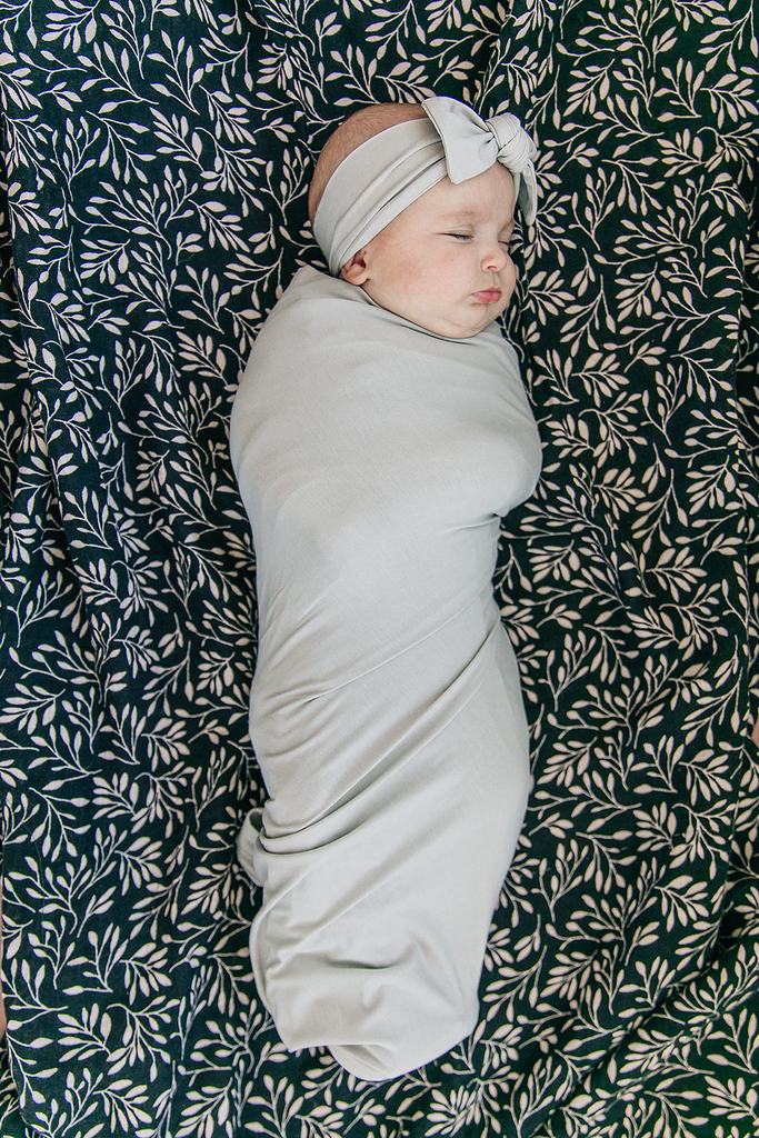 Stone Bamboo Head Wrap - HoneyBug 