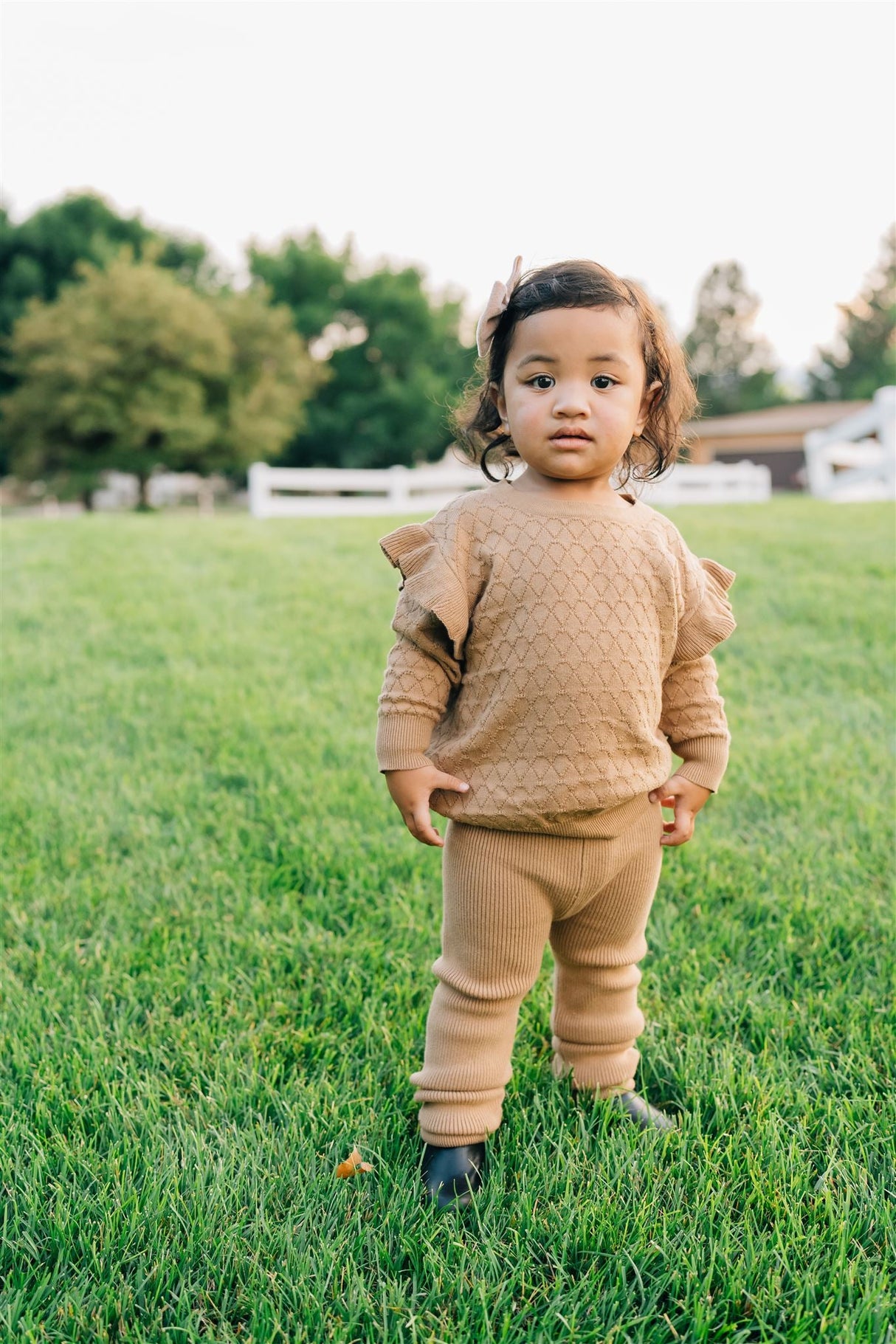 Toffee Knit Leggings - HoneyBug 