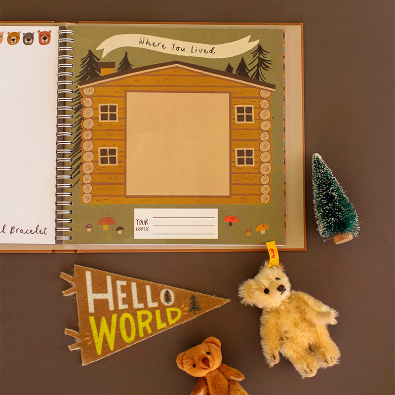 Little Camper Memory Baby Book - HoneyBug 