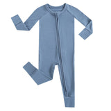 Midnight Blue Zippered Baby Romper