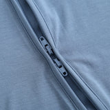 Midnight Blue Zippered Baby Romper