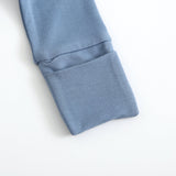 Midnight Blue Zippered Baby Romper