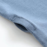 Midnight Blue Zippered Baby Romper