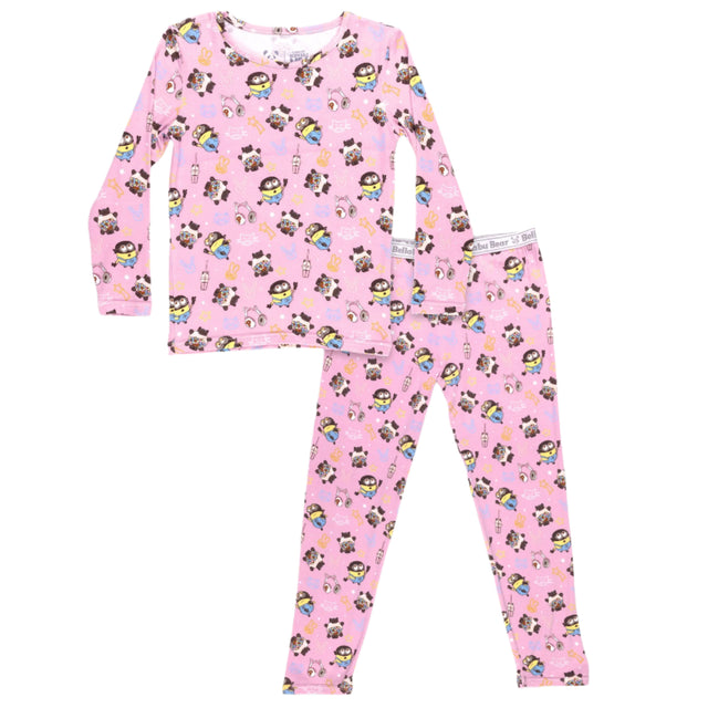 Despicable Me 4: Minions Always Popping Bamboo Kids Pajamas - HoneyBug 