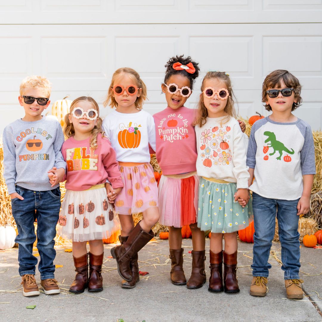 Take Me To The Pumpkin Patch Sweatshirt - Dusty Rose