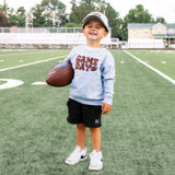 Football Patch Trucker Hat - Gray/White